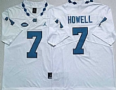 North Carolina Tar Heels 7 Sam Howell White College Football Jersey,baseball caps,new era cap wholesale,wholesale hats